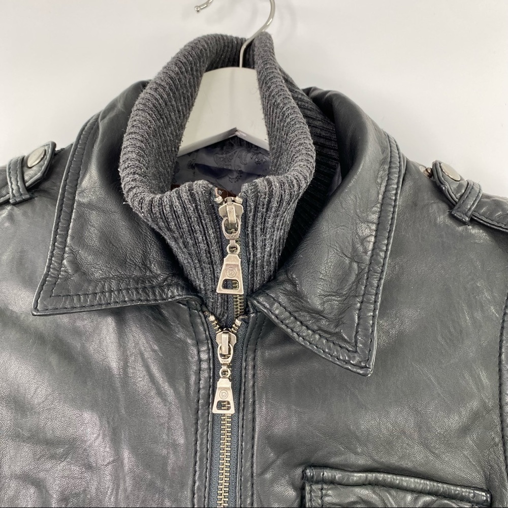 Danier Black Leather Removable Double-Lined Jacket - Size S - Picture 5 of 11